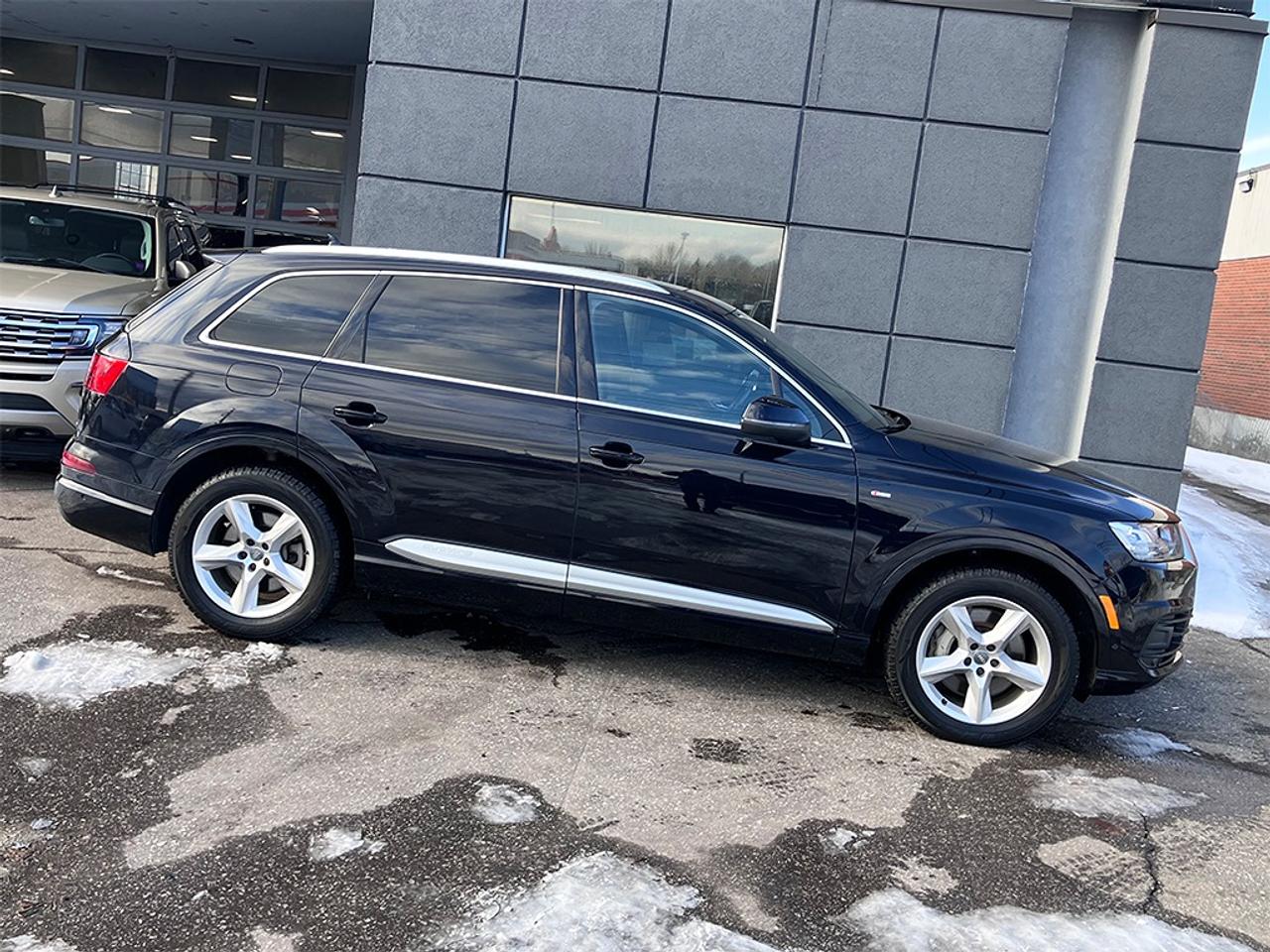 <p>PRICED TO SELL! VIN# WA1MAAF79KD031505, S-LINE, PROGRESSIV, 55 TFSI (3.0L V6), NAVIGATION, SURROUND VIEW CAMERA, PANORAMIC SUNROOF, 19in ALLOY WHEELS, PARKING SYSTEM PLUS, HEADS-UP DISPLAY, VENTILATED FRONT SEATS, 7 Passengers, 4-ZONE Climate Ctrl., Intelligent Cruise Ctrl., Leather Steering Audio/Cruise/On-Board Computer Ctrls., Heated Steering, Power Folding Third Row Seats, LED Head Lights, Fog Lights, &nbsp;ABS, ESP, Traction Ctrl., Dual/Side Airbags, Ontario Driven, CARFAX Verified, Good and Bad Credits Financing Available!<br>&nbsp;<br>FINANCING: 7.99%</p><p>&nbsp;APR (Annual Percentage Rate)<br>&nbsp;OAC (On Approved Credit)</p><p>&nbsp;Our Price Includes:</p><p>&nbsp;1.Ontario Safety Standard Certificate.<br>&nbsp;2.Administration Fee.<br>&nbsp;3.PDI (Pre Delivery Inspection).<br>&nbsp;4.CARPROOF Vehicle History Report.<br>&nbsp;5.OMVIC Fee.</p><p>&nbsp;Taxes and licensing are not included in the price.</p><p>Trade-ins are welcome.</p><p>Thank you for your interest in our inventory!</p>