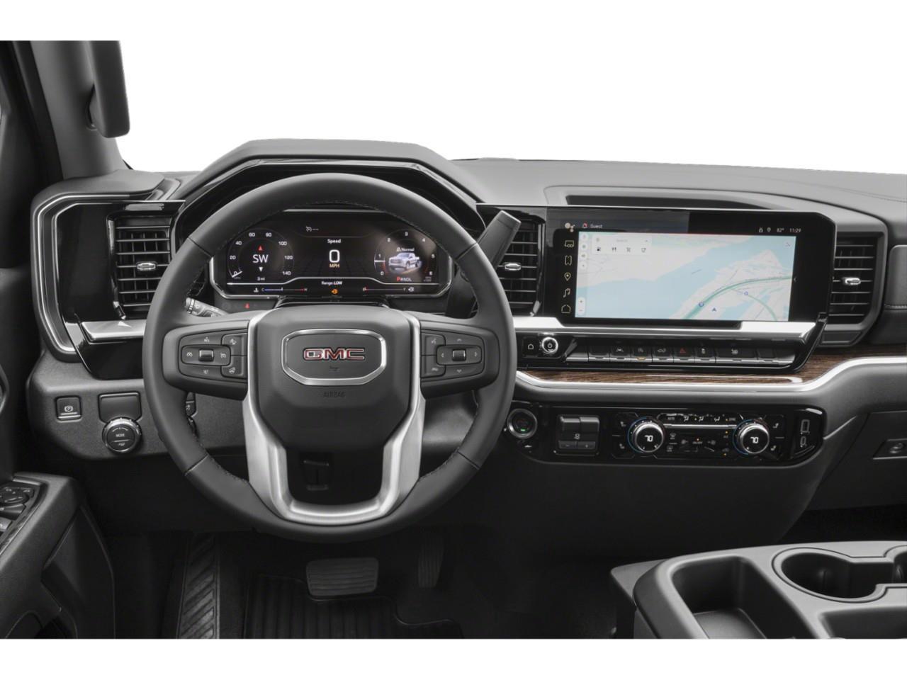 2026 GMC Sierra 1500 Elevation New 5 Passenger V8 Crew Cab 4X4 Truck with Leather Package, Heated Front Seats, Heated Steering Wheel, Power Sunroof, Hard Folding Tonneau Cover and a 13.4 Diagonal Touchscreen Radio with Google Built Photo