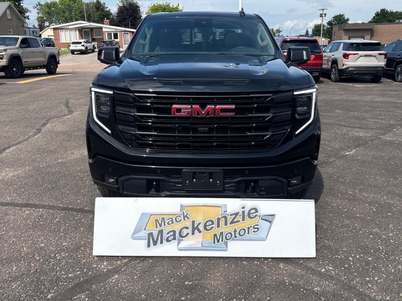 2026 GMC Sierra 1500 Elevation New 5 Passenger V8 Crew Cab 4X4 Truck with Leather Package, Heated Front Seats, Heated Steering Wheel, Power Sunroof, Hard Folding Tonneau Cover and a 13.4 Diagonal Touchscreen Radio with Google Built Photo
