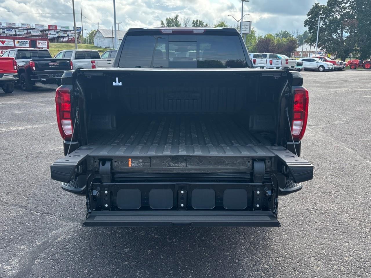 2026 GMC Sierra 1500 Elevation New 5 Passenger V8 Crew Cab 4X4 Truck with Leather Package, Heated Front Seats, Heated Steering Wheel, Power Sunroof, Hard Folding Tonneau Cover and a 13.4 Diagonal Touchscreen Radio with Google Built Photo