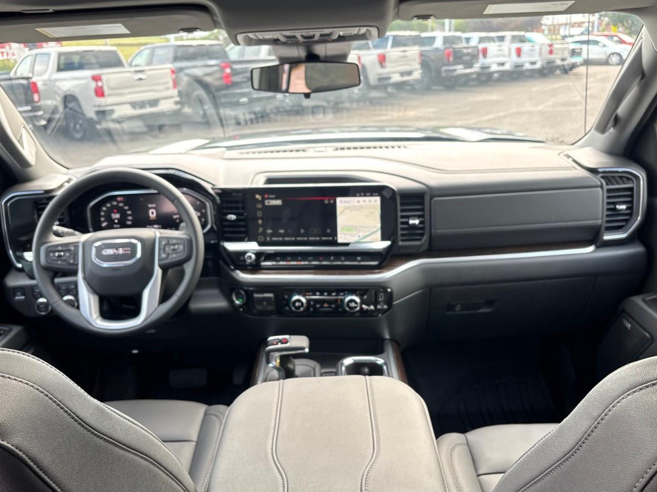 2026 GMC Sierra 1500 Elevation New 5 Passenger V8 Crew Cab 4X4 Truck with Leather Package, Heated Front Seats, Heated Steering Wheel, Power Sunroof, Hard Folding Tonneau Cover and a 13.4 Diagonal Touchscreen Radio with Google Built Photo