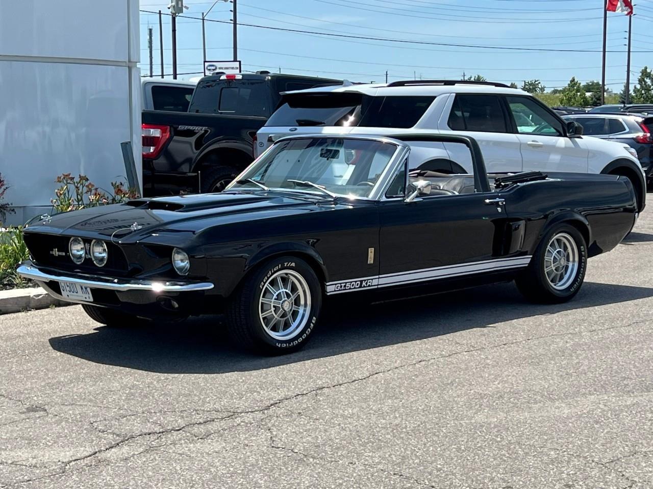<p>Summit Classics brings you this 1967 Mustang Convertible S code Shelby tribute equipped with a Ford 302 cubic inch (5.0 liter) V8 engine paired with a Borg Waner T5 five speed manual transmission and Ford 9 inch rear differential.</p><p>This 5.0 liter comes with Ford aluminum intake plenum , Ford electronic fuel injection, factory hydraulic roller lifter camshaft, Ford distributor, Ford finned aluminum valve covers, electric fuel pump, custom ceramic coated exhaust headers and dual exhaust.</p><p>Additional features include 4 wheel disc brakes and power steering and Shelby style aluminum wheels on BF Goodrich T/A radials. Shelby upgrades include the Shelby fibreglass hood and Shelby style grille and fog lamps, Shelby scoops, taillights and truck lid .</p><p>There is upgraded Hurst shifter and factory centre console. The stereo consists of Pyle AM/FM stereo with compact CD player, USB port, audio port with custom speakers and subwoofer.</p><p>This is a drive and go Mustang that looks like the real McCoy but for a quarter of the price. Get the dependability of the newer small block and this Shelby tribute comes DEALER CERTIFIED for your piece of mind.</p><p>Priced to sell at $69,000 CDN or $49,000 USD</p><p>FOR MORE INFORMATION: CALL SCOTT 416-741-6221 or <a target=_blank rel=noopener noreferrer nofollow>scottv@summitford.com</a>. Note to US customers: We can arrange shipping anywhere in the US, broker across the border, no tax and no Duty. Fully insured. We are located 15 minutes from the Toronto International Airport</p><p>The mileage shown on this vehicle is not guaranteed to be accurate. Due to the age of the vehicle and the limitations of historical record-keeping, Summit Ford Sales (1982) Ltd. has no way to verify the true mileage. The odometer reading should therefore be considered exempt, approximate, or for display purposes only.</p><p>By proceeding with the purchase, the buyer acknowledges and accepts that the actual mileage may differ from the odometer reading currently displayed.</p>