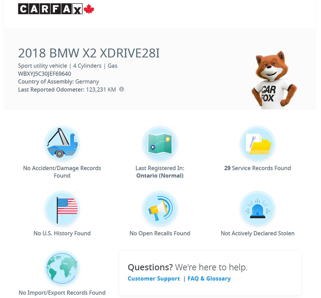 2018 BMW X2 xDrive28i+CLEAN CARFAX+ROOF+LEATHER+GPS Photo4