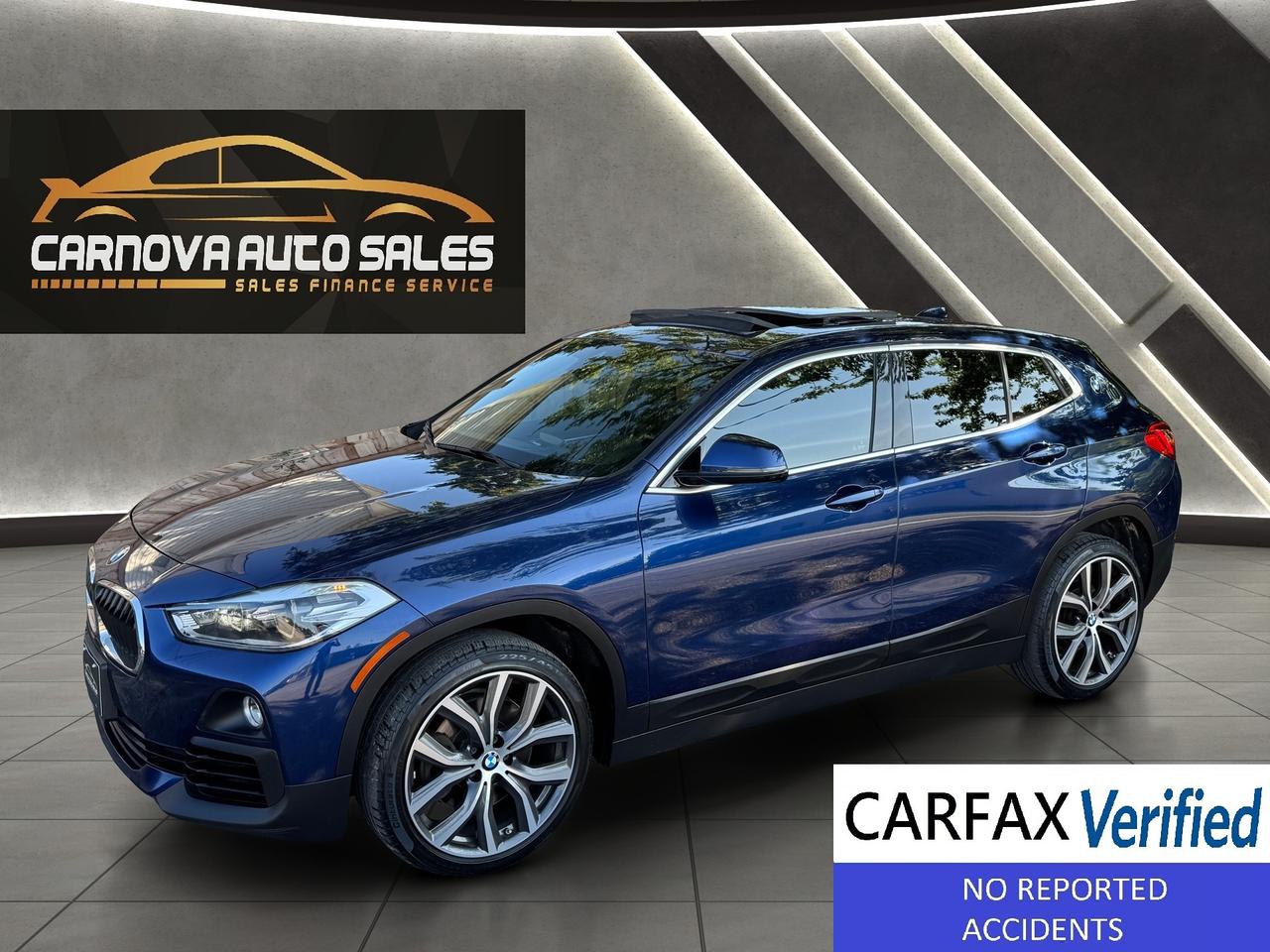 2018 BMW X2 xDrive28i+CLEAN CARFAX+ROOF+LEATHER+GPS Photo0