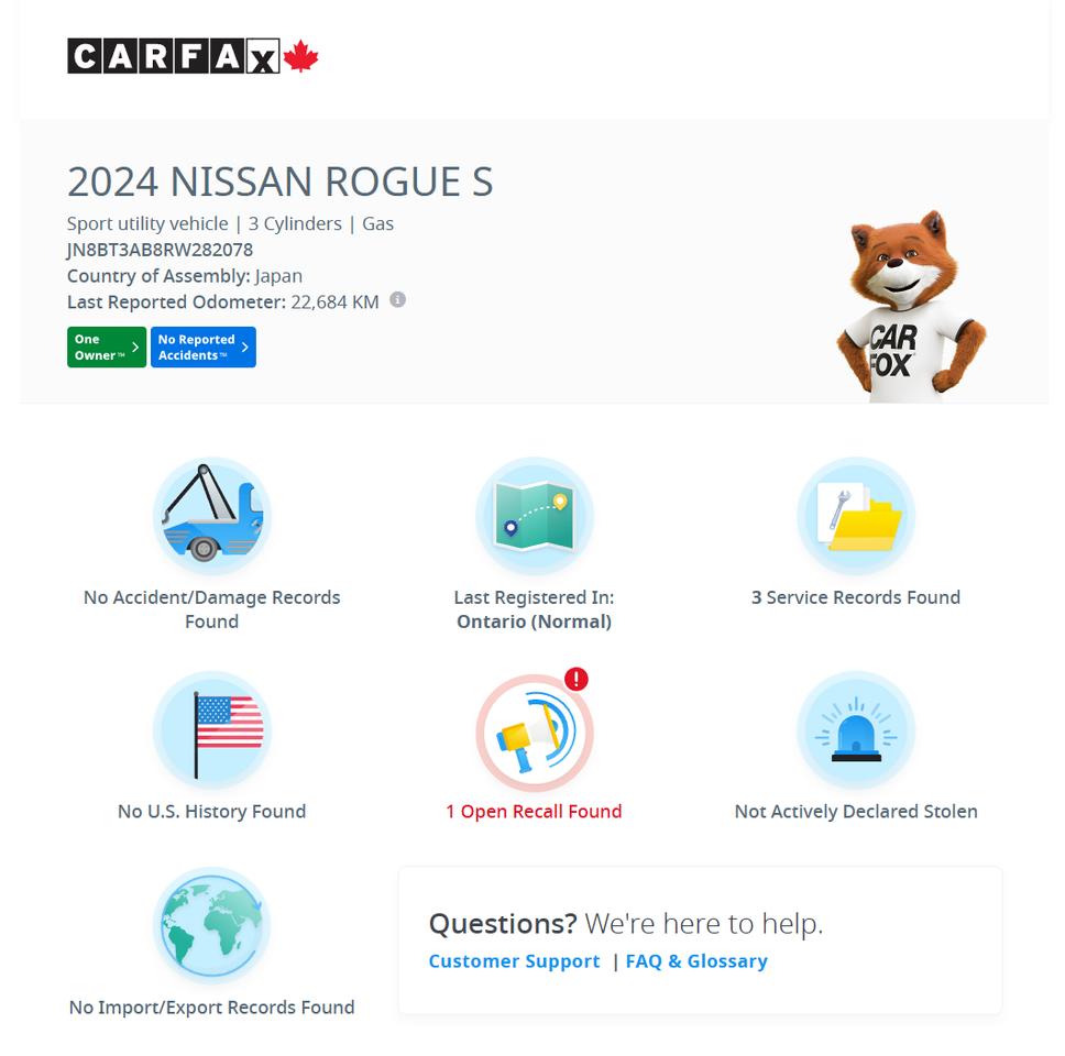 2024 Nissan Rogue S AWD+ONE OWNER+CLEAN CARFAX Photo
