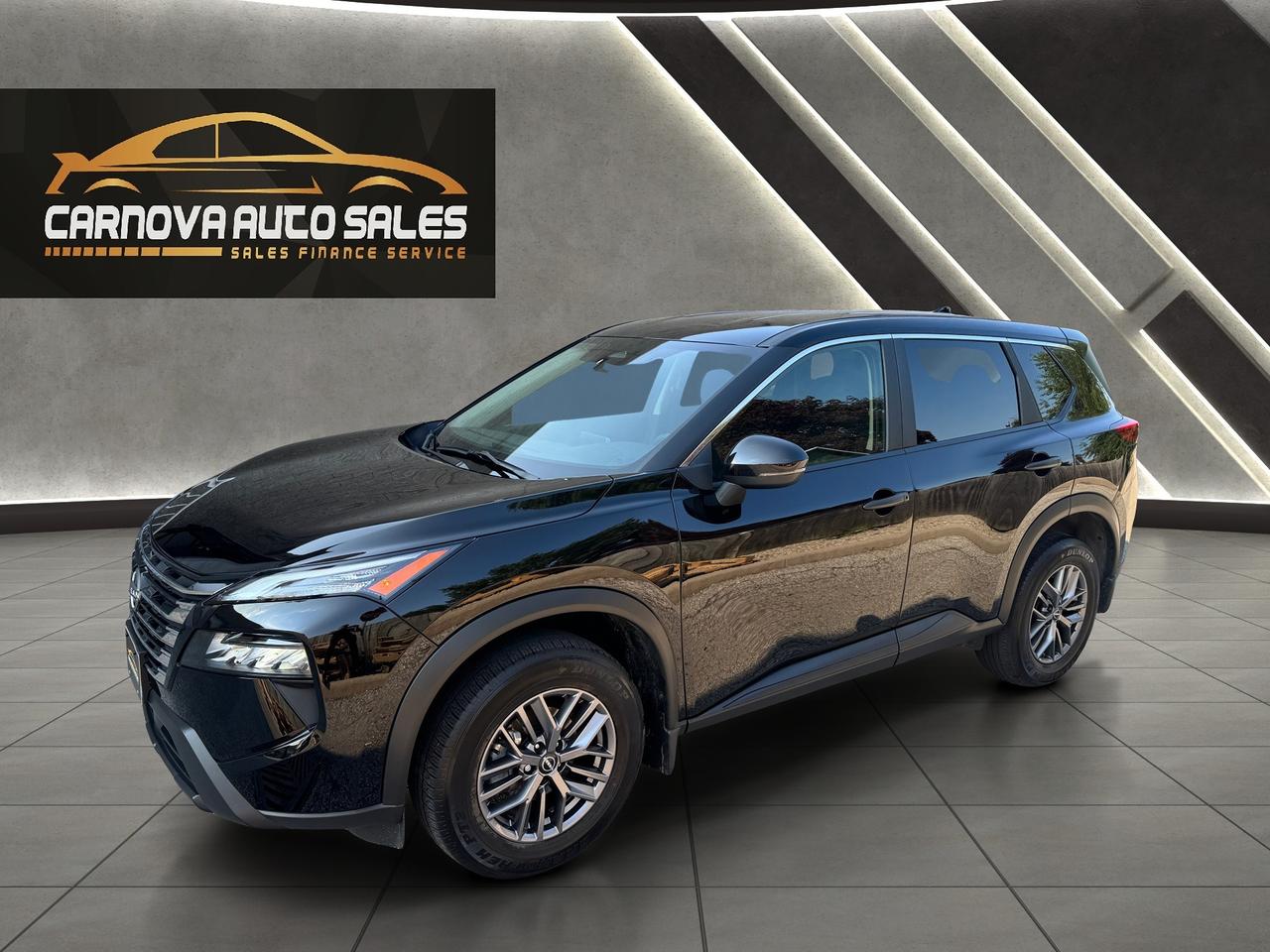2024 Nissan Rogue S AWD+ONE OWNER+CLEAN CARFAX Photo0
