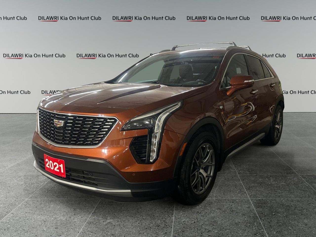 The 2021 Cadillac XT4 AWD Premium Luxury, available in an elegant shade of color, offers a sophisticated all-wheel-drive experience that enhances both handling and stability on the road. This SUV impresses with its striking exterior, featuring eye-catching alloy wheels and a design that exudes luxury and confidence. The interior continues the theme with premium materials and a host of comfort-driven features including heated front and rear seats, a heated steering wheel, and heated mirrors for those cold Canadian mornings. Technologically equipped to surpass expectations, the XT4 boasts a smart device integration, a Wi-Fi hotspot, and a user-friendly interface powered by an advanced satellite radio. Safety is paramount with a suite of features such as a backup camera, lane assist, parking sensors, and brake assist, providing peace of mind for every journey. Perfect for the discerning driver who values luxury and practicality, this Cadillac XT4 is ready to elevate your driving experience. Dont hesitate to reach out to Kia On Hunt Club to learn more about this exquisite vehicle.