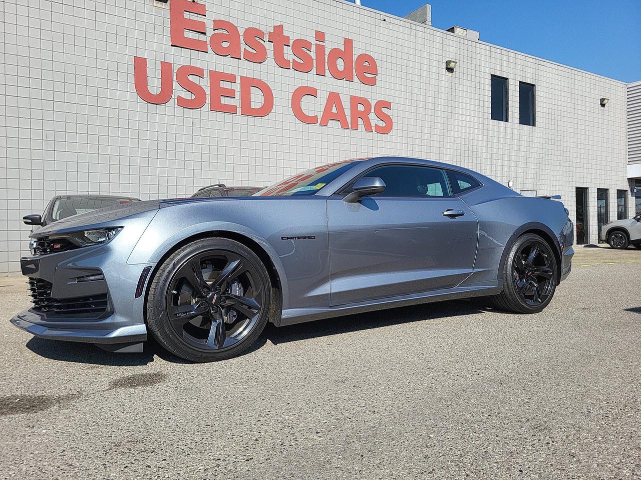 This previously enjoyed 2022 Chevrolet Camaro is part of Chevrolets 2-door Sub-Compact Passenger Car segment and a very nice ride! It has a 8 cylinder engine and&nbspAutomatic transmission. This&nbspCamaro came into our Pre-Owned inventory with  10815 kilometers and in good condition. The color is a nice Silver and aside from the wear and tear of a previously enjoyed vehicle, it is a very nice Camaro!!

 Dont forget to explore the options tab for more details. If youre satisfied with what youve learned thus far, kindly fill out one of the forms on this page. One of our proficient and extensively trained sales representatives will provide you with a product demonstration, a personalized video walk-through, and of course, details on pricing and financing options.  

  We know we are not the only Pre-Owned dealer in Calgary, but we pride ourselves on being one of the busiest in town. With over 150 units in our Pre-Owned inventory and being one of Canadas TOP 5 Dodge Chrysler Jeep Ram dealers, we are confident that we have exactly what you are looking for! 

   Thank you for considering purchasing this  2022 Chevrolet CamaroAt Eastside Dodge, we are thrilled to offer you an exceptional experience. We pledge to ensure that it surpasses all your expectations and becomes one of your finest experiences.