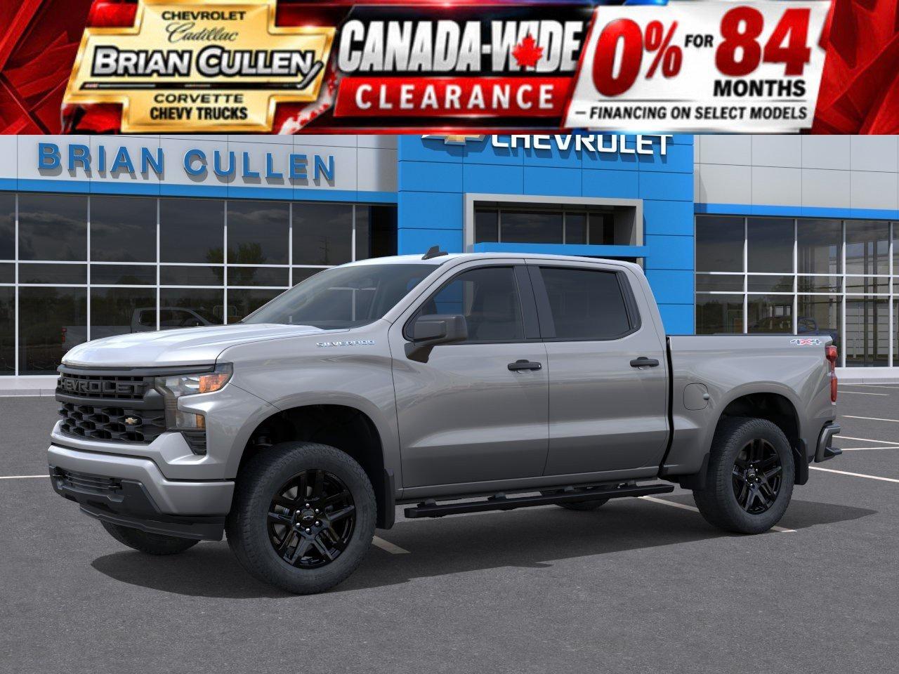 2026 Chevrolet Silverado 1500 Custom Crew Cab Short Box 4-Wheel Drive Custom Photo1
