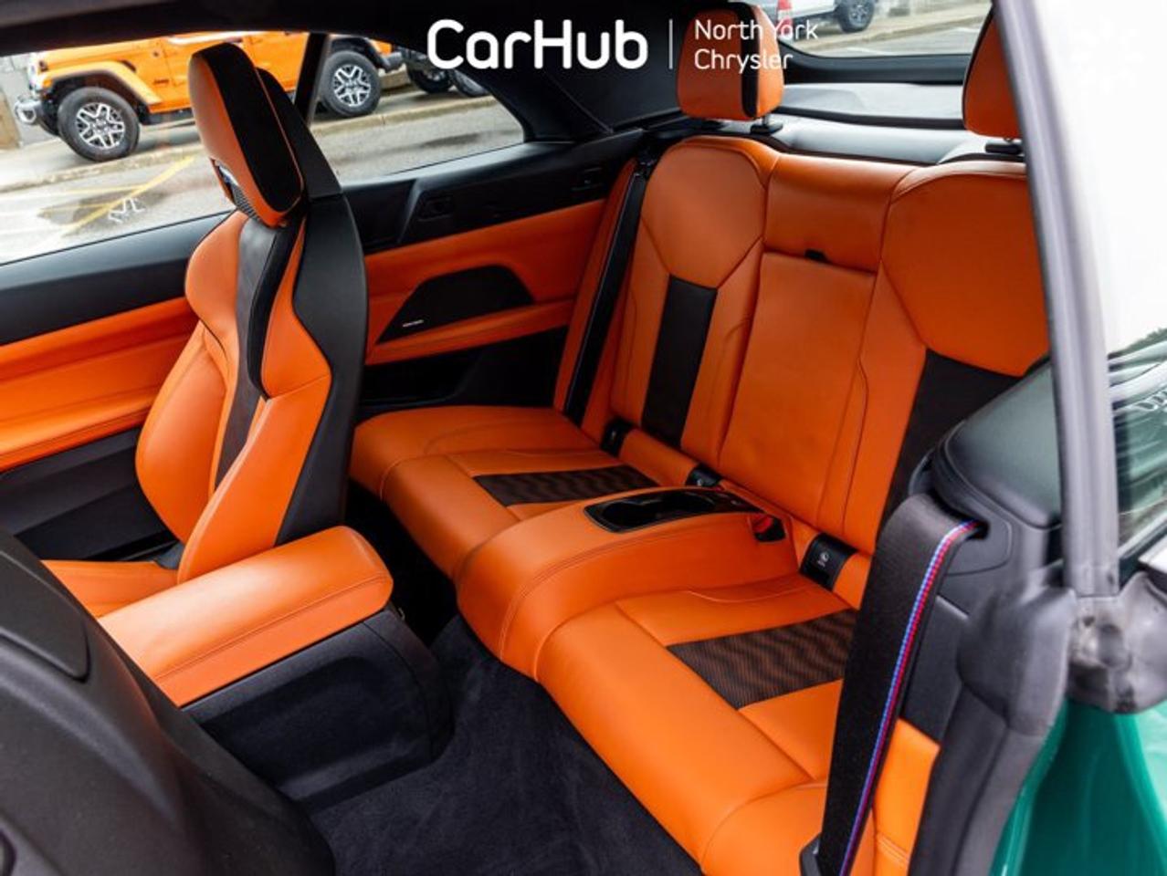 2022 BMW M4 Competition M xDrive BMW Laserlight Orange Merino Leather 360 Camera Harman Kardon Audio Photo