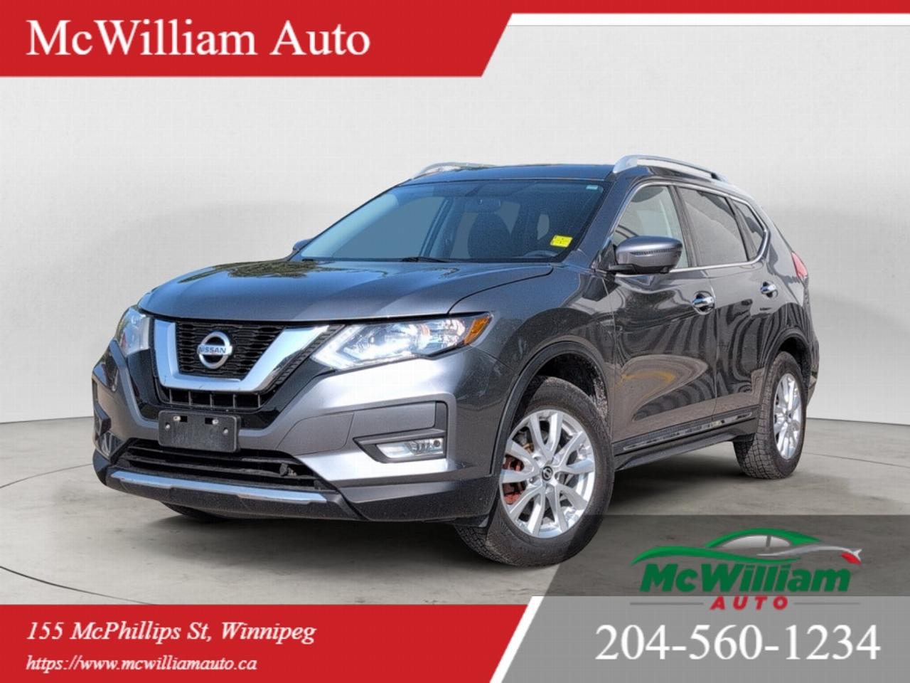 <br>At McWilliam Auto, we operate as a one-price dealership. Our vehicles are competitively priced from the start to offer exceptional value and a transparent buying experience. All vehicle prices are firm and non-negotiable.in.<br><br> MECHANICAL / PERFORMANCE<br><br>2.5L DOHC 4-Cylinder Engine<br>Xtronic CVT Automatic Transmission<br>Intelligent All-Wheel Drive (AWD)<br>Eco Mode<br>Sport Mode<br>Hill Start Assist<br>Electric Power Steering<br>Independent Front and Rear Suspension<br>4-Wheel Disc Brakes<br><br>SAFETY<br><br>360-Degree Around View Monitor<br>Back-Up Camera<br>Blind Spot Monitoring (BSM)<br>Rear Cross Traffic Alert<br>Forward Emergency Braking<br>Vehicle Dynamic Control<br>Traction Control System<br>4-Wheel Anti-Lock Braking System (ABS)<br>Tire Pressure Monitoring System<br>Front, Side and Curtain Air Bags<br>LATCH Child Seat Anchors<br><br>TECHNOLOGY / INFOTAINMENT<br><br>NissanConnect Infotainment System<br>7-Inch Colour Touchscreen Display<br>Bluetooth Hands-Free Calling<br>Bluetooth Audio Streaming<br>USB Input<br>Auxiliary Input<br>SiriusXM Satellite Radio Capability<br>Steering Wheel Audio Controls<br>Voice Recognition<br>Remote Start<br>Push Button Start<br><br>COMFORT / INTERIOR<br><br>Heated Front Seats<br>Heated Steering Wheel<br>Power Driver Seat<br>Dual-Zone Automatic Climate Control<br>Remote Start<br>Keyless Entry with Push Button Start<br>Power Liftgate<br>Power Windows<br>Power Door Locks<br>Power Heated Exterior Mirrors<br>Tilt and Telescopic Steering Wheel<br>60/40 Split Folding Rear Seats<br>Rear Air Vents<br><br>EXTERIOR / STYLING<br><br>Panoramic Sunroof<br>Power Liftgate<br>LED Daytime Running Lights<br>Automatic Headlights<br>Fog Lights<br>Rear Privacy Glass<br>Roof Rails<br>Rear Roof Spoiler<br>Alloy Wheels<br>Body-Coloured Power Mirrors<br><br>OFF ROAD / CAPABILITY<br><br>Intelligent All-Wheel Drive (AWD)<br>Hill Start Assist<br>Selectable Drive Modes<br><br>DEALER PERMIT No. 4611<br>Stock Number#4963<br>McWilliam Auto, 155 McPhillips Street, Winnipeg MB<br><br>IMPORTANT DISCLAIMER: This vehicle is a used vehicle, all the features and information may not be accurate from the descriptions above, please check the vehicle in person and confirm for your self