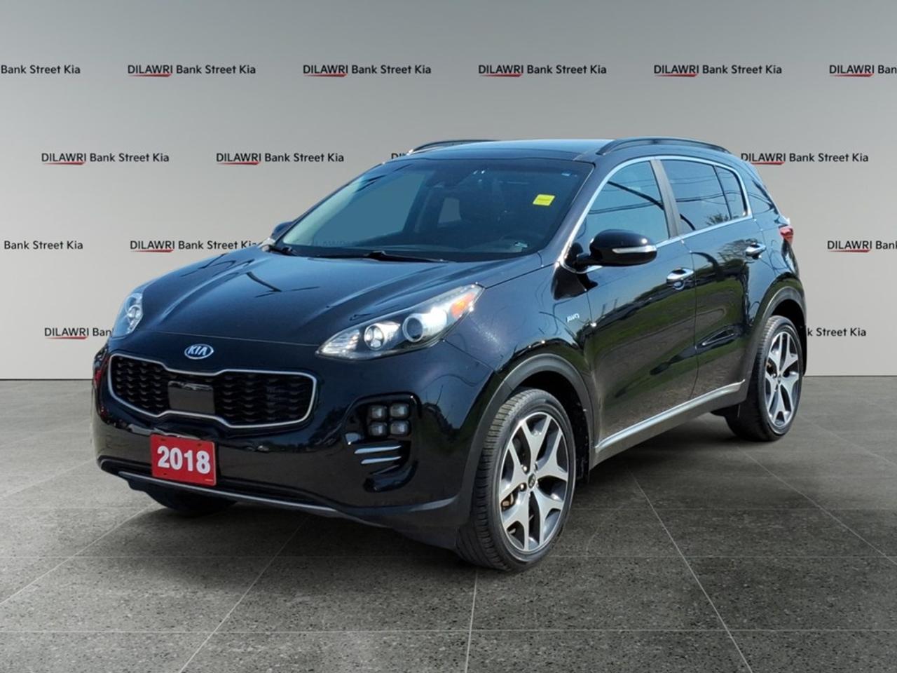 Used 2018 Kia Sportage SX Turbo AWD w/Black for sale in Gloucester, ON