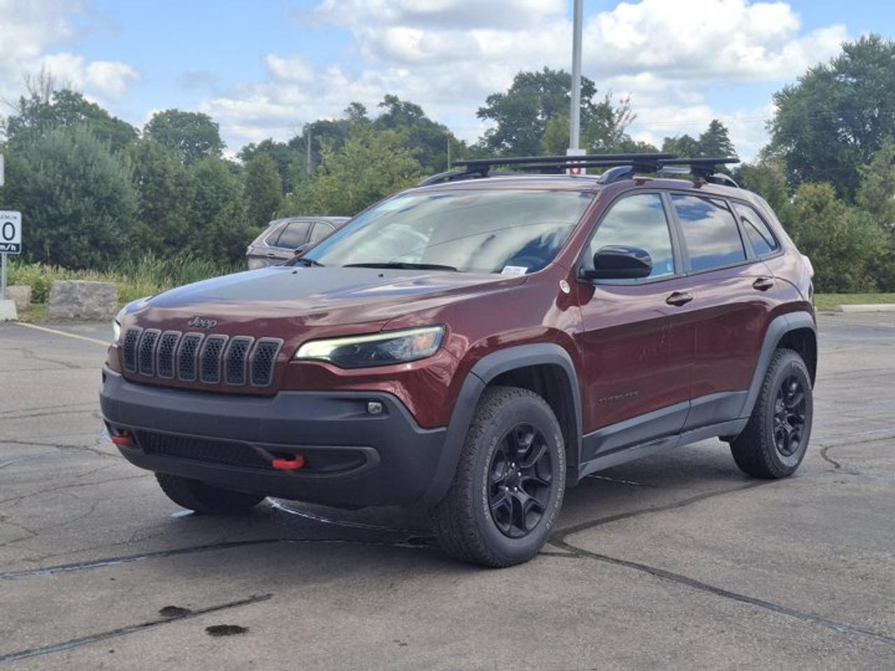 Check out this certified 2022 Jeep Cherokee Trailhawk 4X4 | V6 | Leather Trim | Tow Pkg | Nav | Heated Wheel + Seats | Power Liftgate | and More !. Its Automatic transmission and 3.2 L engine will keep you going. This Jeep Cherokee comes equipped with these options: Tow Package, Reverse Camera, Remote Start, Navigation System, Leather Trim , Heated Steering Wheel, Air Conditioning, Heated Seats, Tilt Steering Wheel, and Steering Radio Controls. See it for yourself at Mark Wilsons Better Used Cars, 5055 Whitelaw Road, Guelph, ON N1H 6J4.MASSIVE SELECTION: 500+ vehicles in ONE LOCATION, all Live Market Priced for the best value!STRAIGHTFORWARD & TRANSPARENT PRICING: Our Advertised Price INCLUDES:Safety Certification! (No separate certification fee upcharge).FREE Carfax History Report!NO upcharge for paying cash!CONFIDENCE & PEACE OF MIND: 30-Day/3,000 km Warranty INCLUDED! Plus a 5-Day Exchange Privilege!*EASY FINANCING: Better-than-bank rates, $0 Down, and 3 Months No Payments available OAC. BAD CREDIT APPROVED HERE!WE BUY CARS: Get Top Dollar for your trade, or sell us your vehicle for CASH even if you dont buy ours!www.shopwilsons.comAn Honest, Transparent Buying Experience. Trusted in business since 1961!(Cash Prices Exclude HST and Licensing Fees only.)
