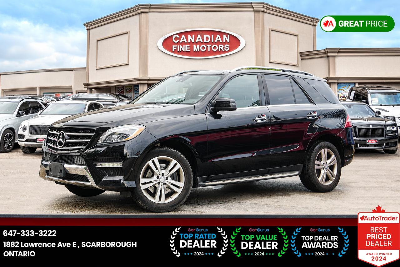 Used 2015 Mercedes-Benz M-Class ML 350 BlueTEC 4MATIC |DIESEL|PANO|NAVI|CAM for sale in Scarborough, ON