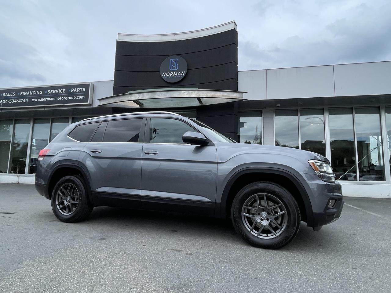 Used 2018 Volkswagen Atlas Comfortline 3.6 4MOTION PWR HEAT LEATHR 7-PASSANGR for sale in Langley, BC