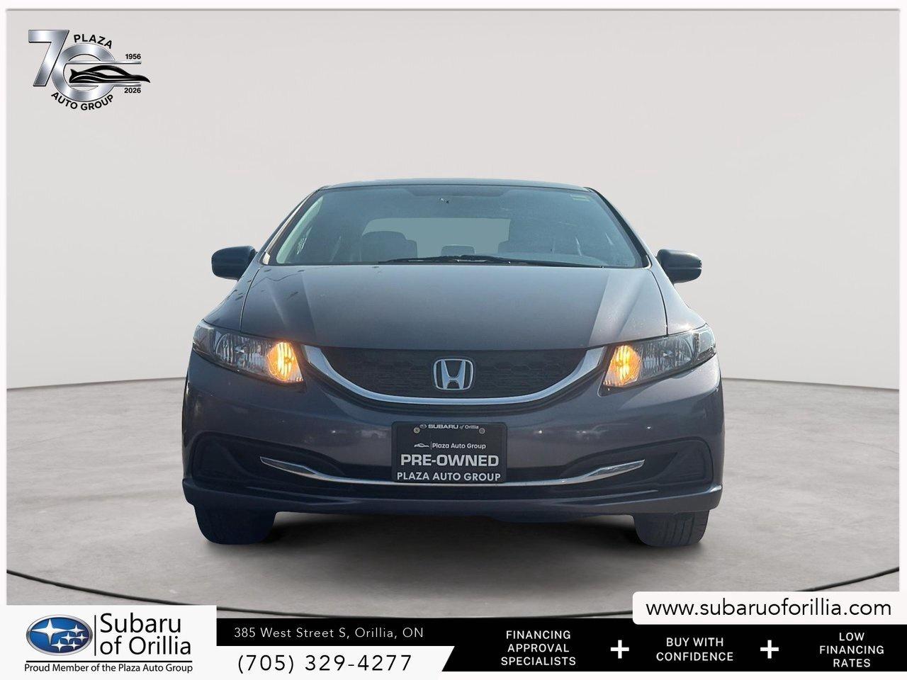 2014 Honda Civic Sedan LX   LOW KMS   CLEAN CARFAX   HEATED FRONT SEATS Photo