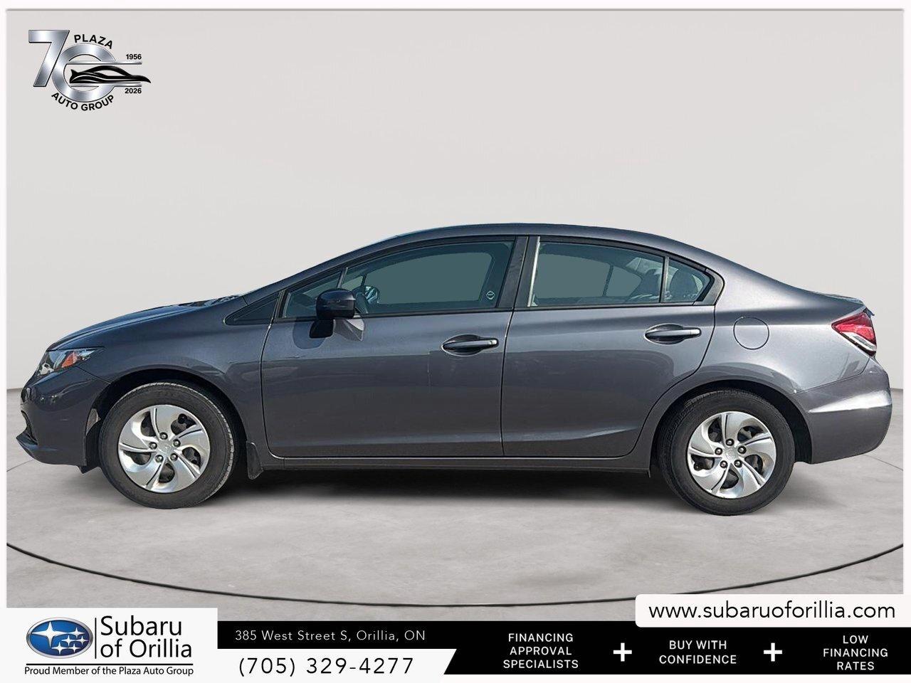 2014 Honda Civic Sedan LX   LOW KMS   CLEAN CARFAX   HEATED FRONT SEATS Photo