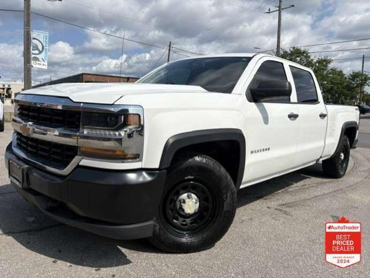 2017 Chevrolet Silverado 1500 4WD V8 5.3L-1 OWNER-ONLY 118KM-CREW CAB-CERTIFIED! Photo0