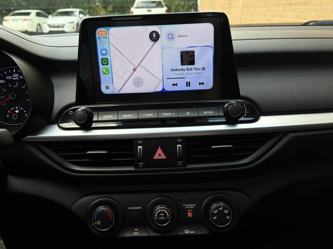 2023 Kia Forte EX Plus Pearl White Sunroof   Htd Steering   Lane Photo