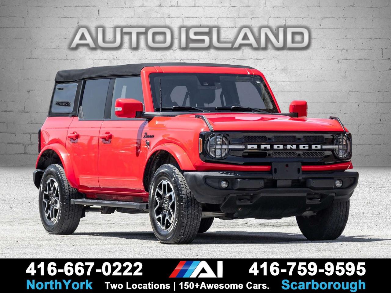 2022 Ford Bronco Outer Banks -Leather-12in Navi-360 Cam-Heated Seats/Wheel-Soft Top Photo0