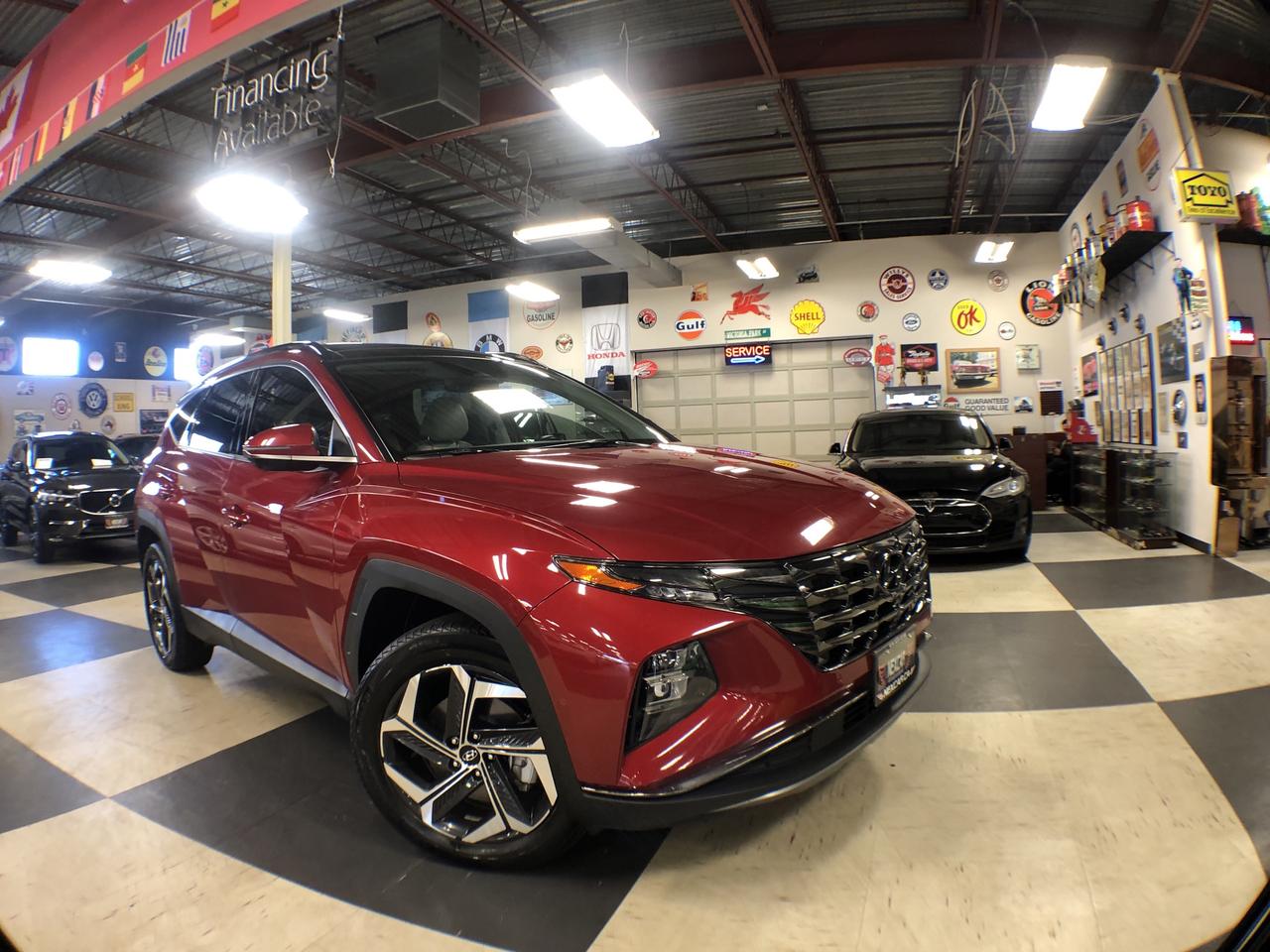 Red (Burgundy) 2022 Hyundai Tucson Hybrid SUV / Crossover Automatic