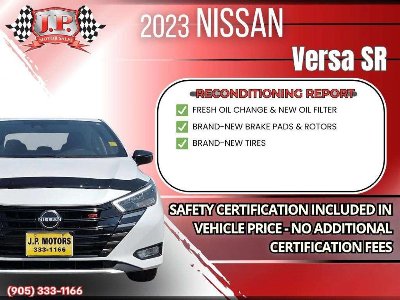2023 Nissan Versa SR Apple CarPlay & Android Auto • Remote Start System • Built-In Wi-Fi Hotspot • Heated Front Seats • Lane Assist • Rear Photo