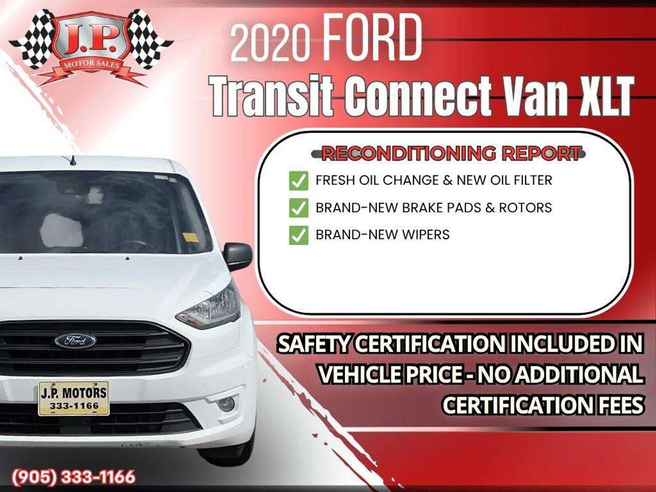 2020 Ford Transit Connect XLT Apple CarPlay & Android Auto • Built-In Wi-Fi Hotspot • Lane Assist • SiriusXM® Satellite Radio • Brake Assist Photo