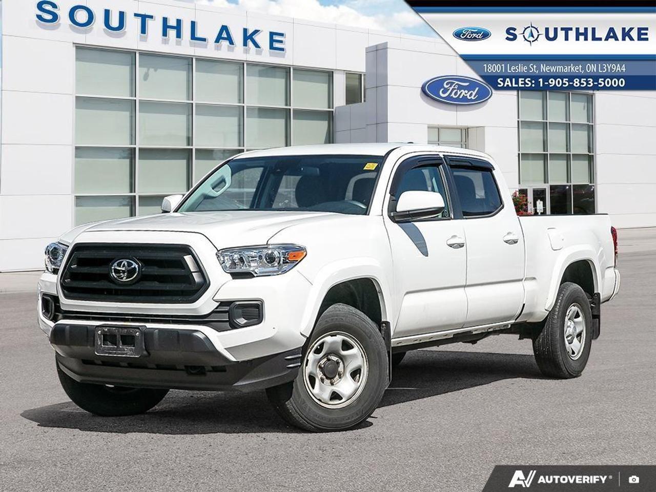 <p>Introducing the 2022 Toyota Tacoma 4x4 Double Cab Auto in a striking white color. This robust 4×4 truck offers exceptional handling and performance, perfect for tackling any terrain with confidence.</p><p>With a commanding presence, the Tacoma features stunning heated mirrors and an elegant exterior, complemented by the cabin's thoughtful comfort including heated front seats and air conditioning, ensuring that both driver and passengers travel in pure comfort. The 4x4 drivetrain combined with an automatic transmission ensures seamless performance on both city roads and rugged trails.</p><p>The Tacoma is outfitted with the latest in technology, including a backup camera and smart device integration for an effortlessly connected drive. Safety is paramount, with advanced features such as adaptive cruise control, brake assist, and lane assist providing added peace of mind for every journey.</p><p>This vehicle is ideal for adventure enthusiasts and families looking for a reliable and feature-rich truck. Don't miss your chance to own this remarkable Tacoma. Contact Southlake Ford today to learn more about how you can make this versatile truck yours!</p> <p>At Southlake Ford Lincoln we spend countless hours researching live market data to ensure the price you see here is a real, genuine, "BUY NOW" price. We believe that the better we price our vehicles the faster we sell them! We believe in transparency; we make our CarFax reports available to you at all times, no request necessary. Every one of our vehicles unless otherwise stated will come certified, professionally detailed, and with fresh oil and filter. </p>