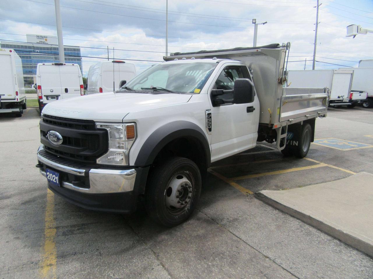 2021 Ford F-550 GAS 4X4 12FT ALUMINUM DUMP BOX Photo
