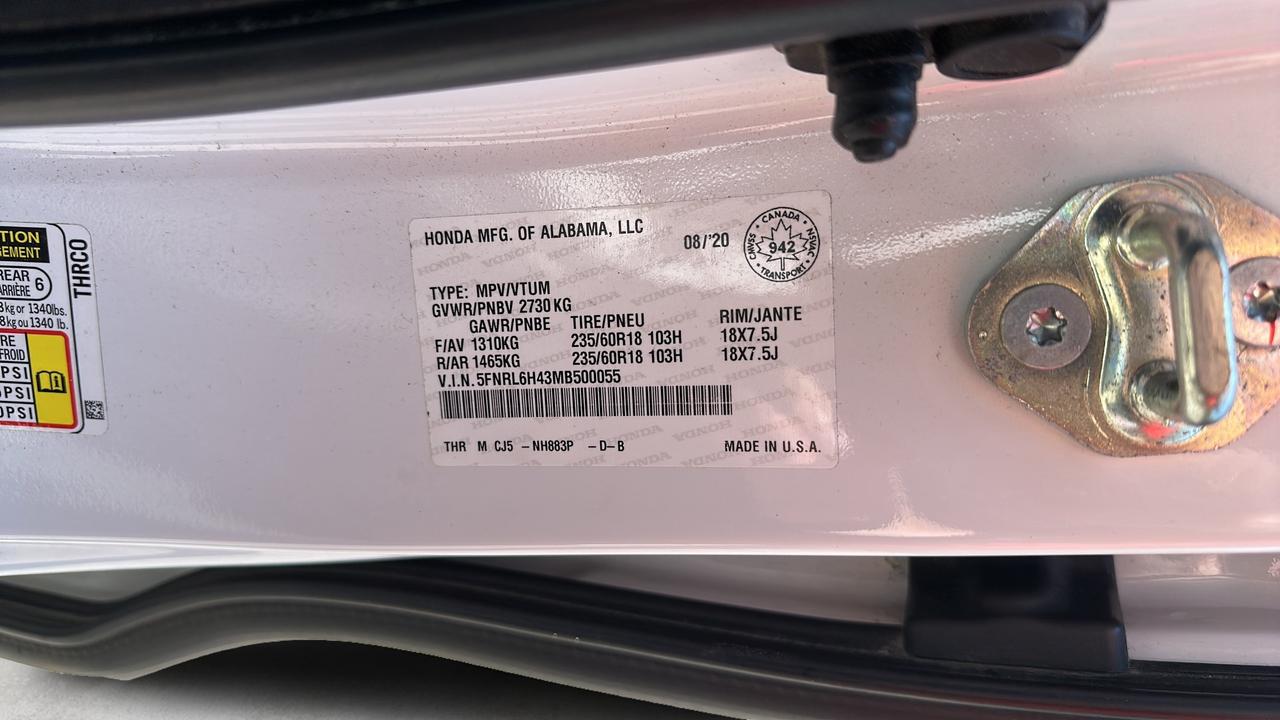 2021 Honda Odyssey EX-RES Auto Photo