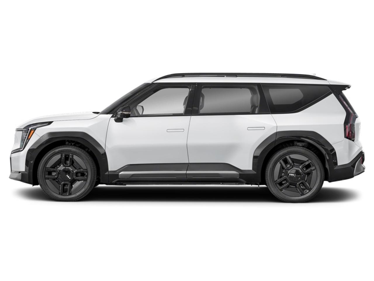 <b>HUD,  Sunroof,  Premium Audio,  360 Camera,  Heated Steering Wheel!</b><br> <br> This 2026 Kia EV9 is a three-row SUV that comfortably seats adults and features quick DC fast charging.<br> <br>The Kia EV9 is a fully-electric 7-seater SUV with ultra-fast charging and long EV driving distance, built with sustainable materials. With outstanding engineering, head-tuning styling and impressive driving dynamics, this SUV is an ideal option if youre looking for a fully electric family hauler.<br> <br>This Snow White Pearl SUV has an Automatic transmission and is powered by a Electric engine. <br> <br> Our EV9s trim level is Land w/GT-Line Package AWD. This EV9 Land with the GT-Line pack rewards you with standard all-wheel drive and a bigger battery pack for even more range and power, as well as a drivers head up display, GT-Line alloy wheels with aero covers, sunroof, premium 14-speaker Meridian audio, and a surround view camera. Also standard include ventilated and heated front and rear seats, a heated steering wheel, synthetic leather seating upholstery, adaptive cruise control, a power liftgate for rear cargo access, remote start, and a 12.3-inch infotainment screen with Apple CarPlay, Android Auto, SiriusXM and Kia Connect. Safety features also include blind spot detection, lane keeping assist with lane departure warning, front and rear collision mitigation, and front and rear parking sensors. This vehicle has been upgraded with the following features: HUD, Sunroof, Premium Audio, 360 Camera, Heated Steering Wheel, Electric Vehicle, Navigation.<br><br> <br>To apply right now for financing use this link: <a href=https://www.stratfordkia.com/credit-application/ target=_blank>https://www.stratfordkia.com/credit-application/</a><br> <br/><br>While every effort is made to ensure accuracy, we are not responsible for any errors and omissions. ***In-stock vehicle may differ from online listing— Please confirm details with dealerPlease see your dealer for current pricing. <br><br>Come partake in a great vehicle shopping experience at Stratford Kia. 863 Erie Street Stratford ON, N5A 6S4<br> Come by and check out our fleet of 40+ used cars and trucks and 110+ new cars and trucks for sale in Stratford.  o~o