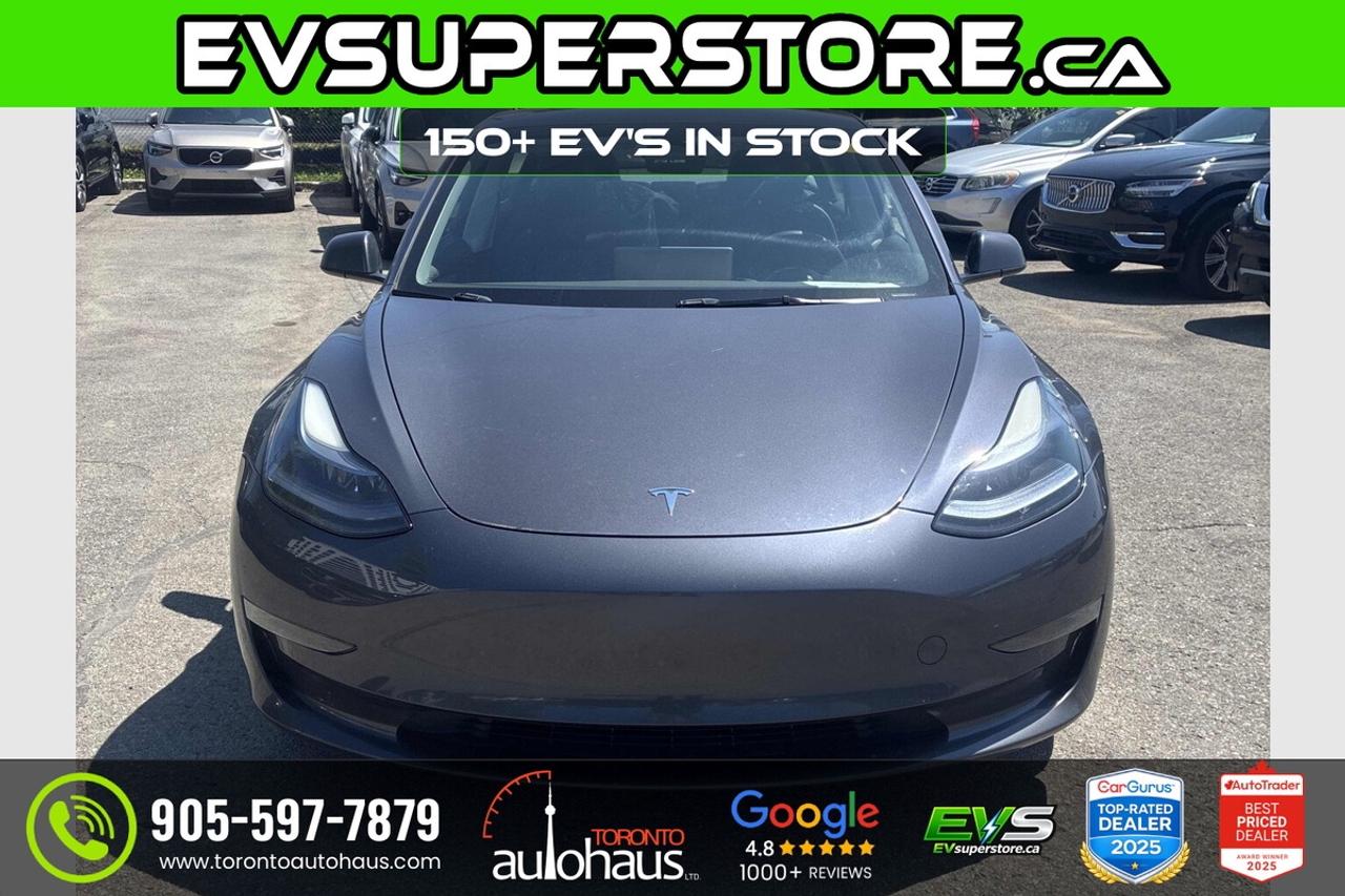 2023 Tesla Model 3 LR AWD 150+ EV's at EVSUPERSTORE.ca Photo