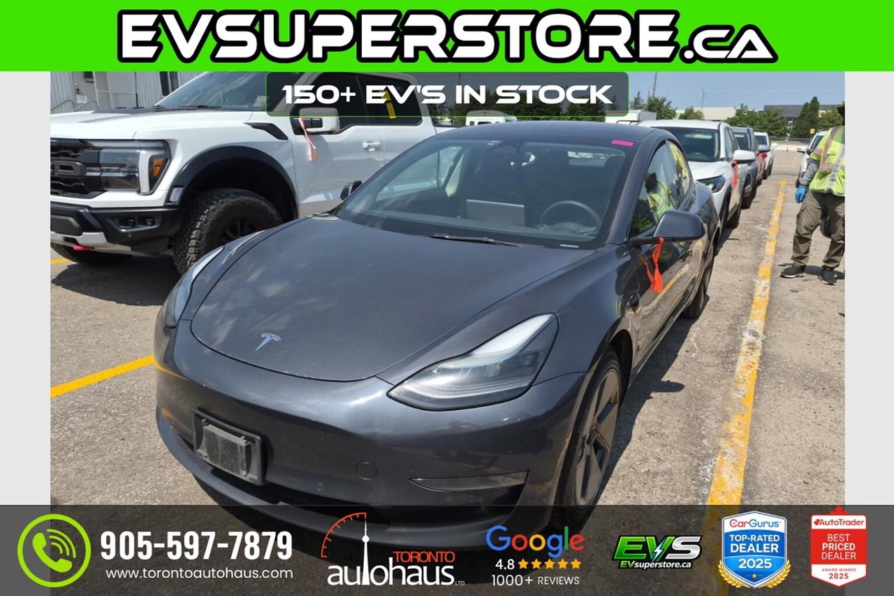2022 Tesla Model 3 LR AWD 150+ EV's at EVSUPERSTORE.ca Photo