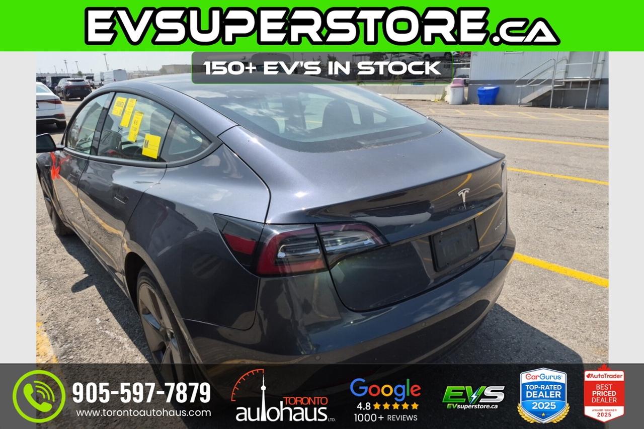 2022 Tesla Model 3 LR AWD 150+ EV's at EVSUPERSTORE.ca Photo
