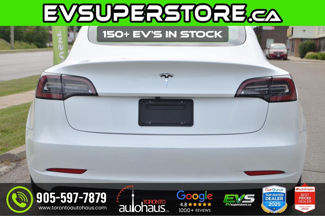 2022 Tesla Model 3 LR AWD White Interior I EVSUPERSTORE.CA Photo