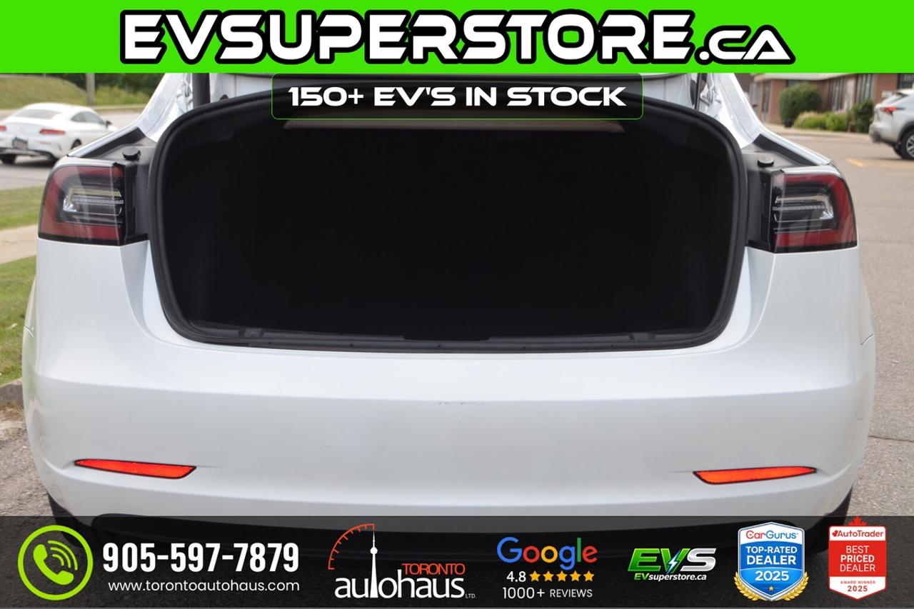 2022 Tesla Model 3 LR AWD White Interior I EVSUPERSTORE.CA Photo