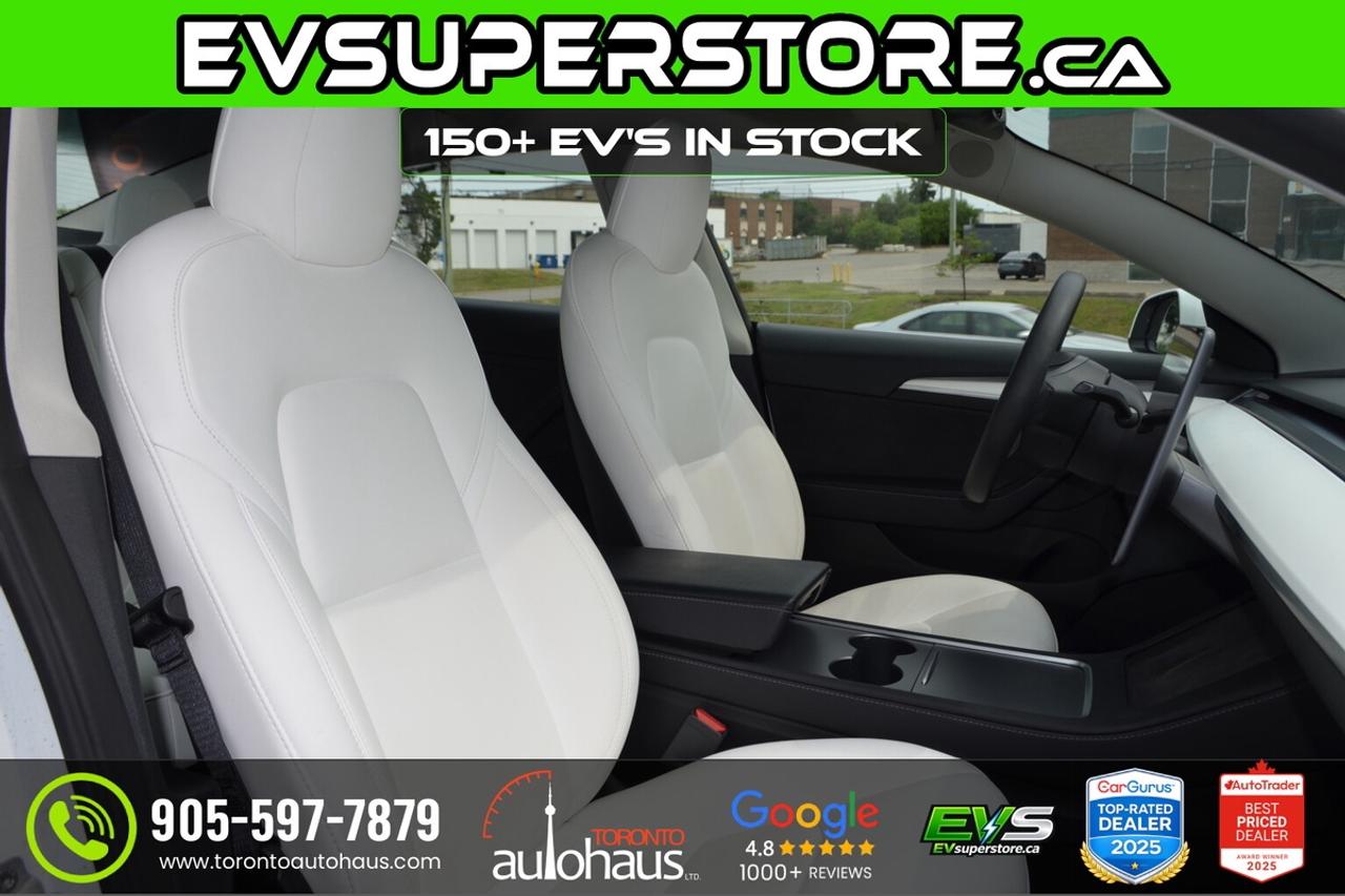 2022 Tesla Model 3 LR AWD White Interior I EVSUPERSTORE.CA Photo
