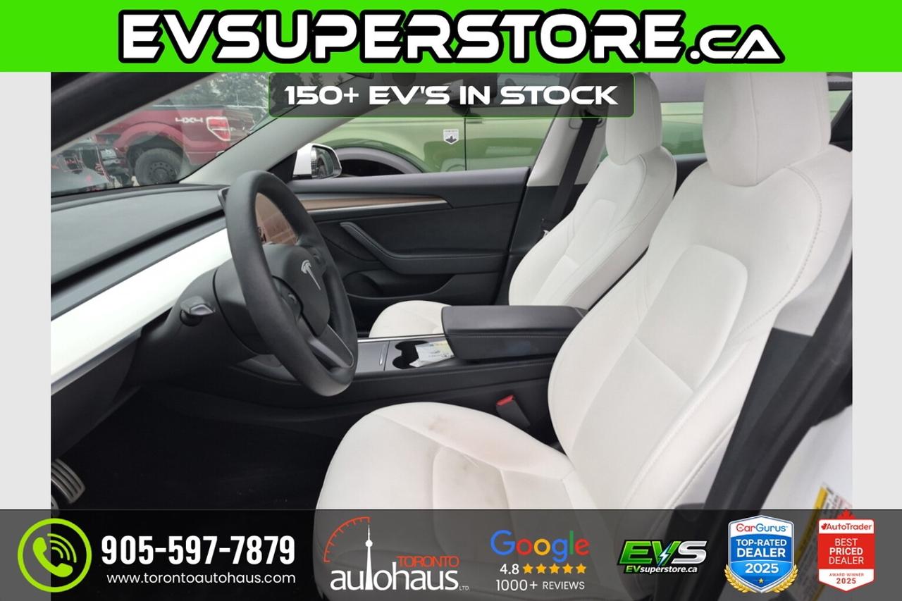 2021 Tesla Model 3 PERFORMANCE WHITE INT. I EVSUPERSTORE.CA Photo