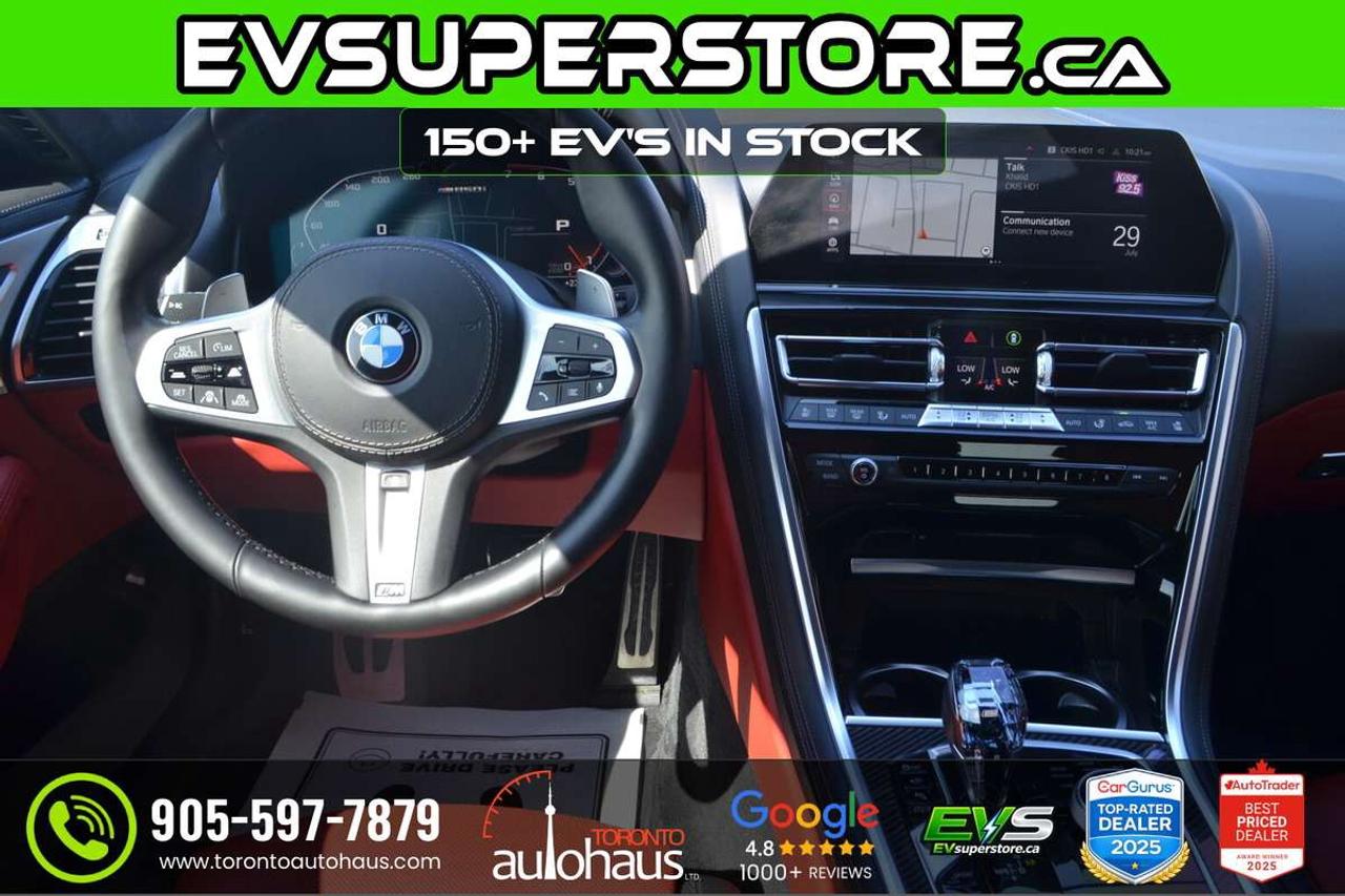 2020 BMW 8 Series CARBON ROOF I No Accidents I Red Interior Photo