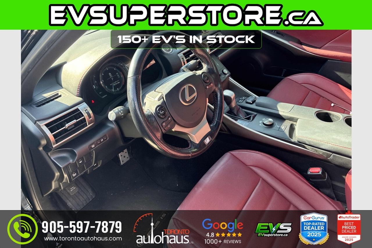 2016 Lexus IS 350/F-SPORT 2/RED INTERIOR Photo3