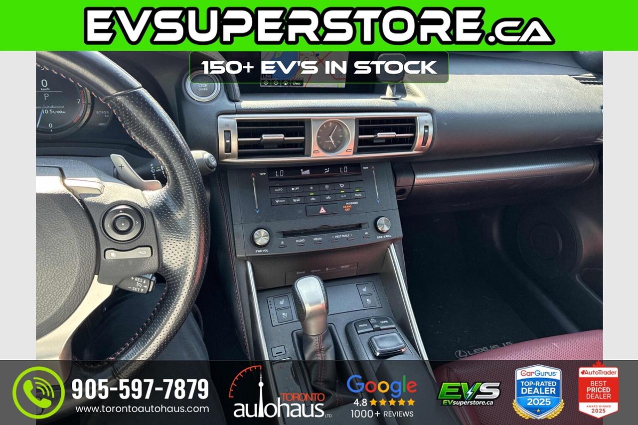 2016 Lexus IS 350/F-SPORT 2/RED INTERIOR Photo