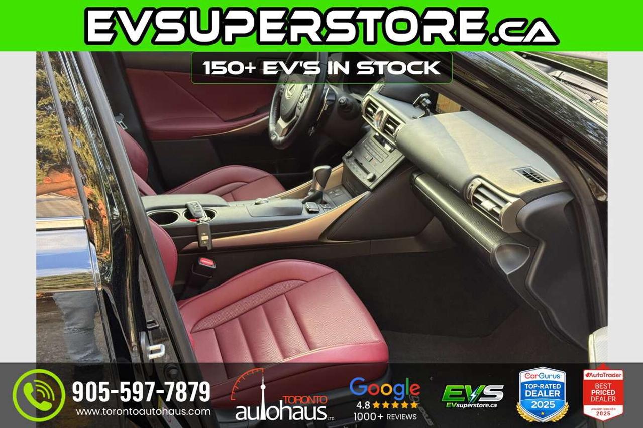 2016 Lexus IS 350/F-SPORT 2/RED INTERIOR Photo