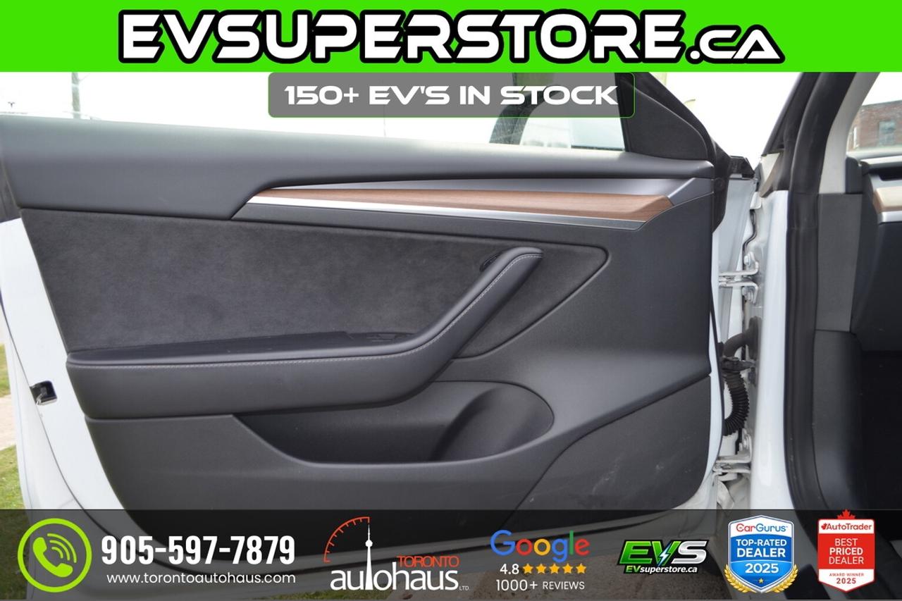 2023 Tesla Model 3 LFP I WHITE INTERIOR I EVSUPERSTORE.CA Photo