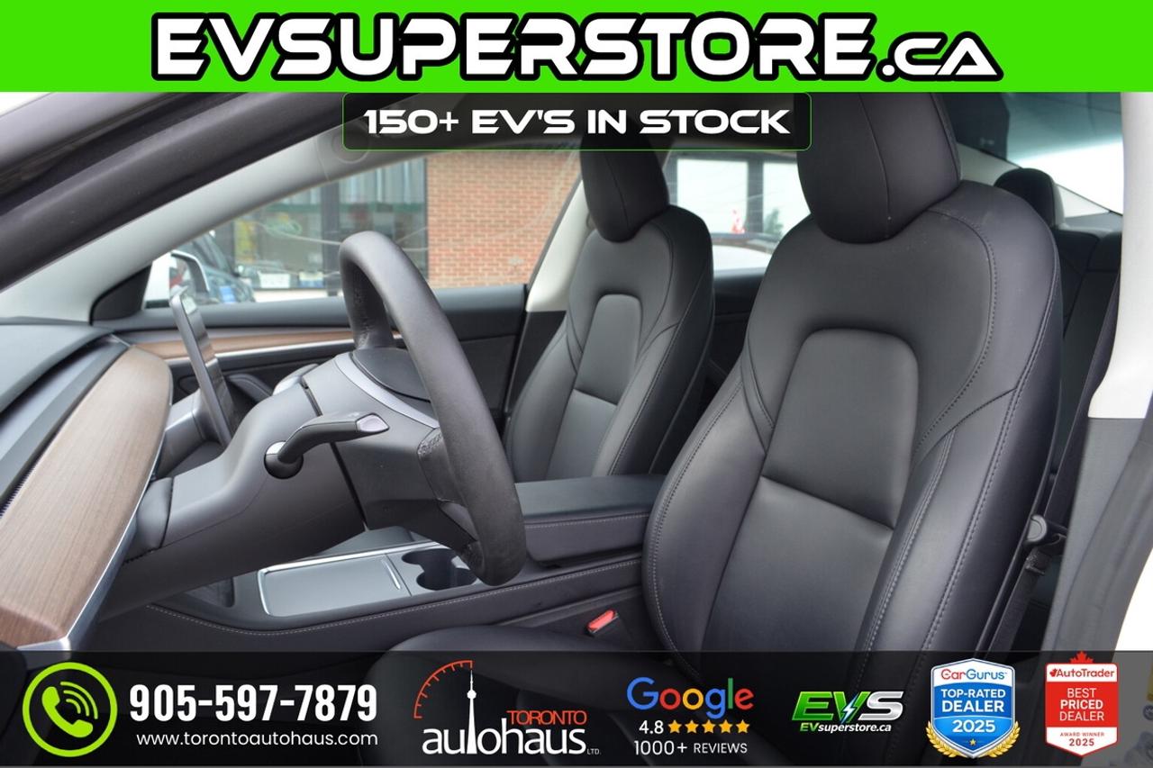 2023 Tesla Model 3 LFP I WHITE INTERIOR I EVSUPERSTORE.CA Photo