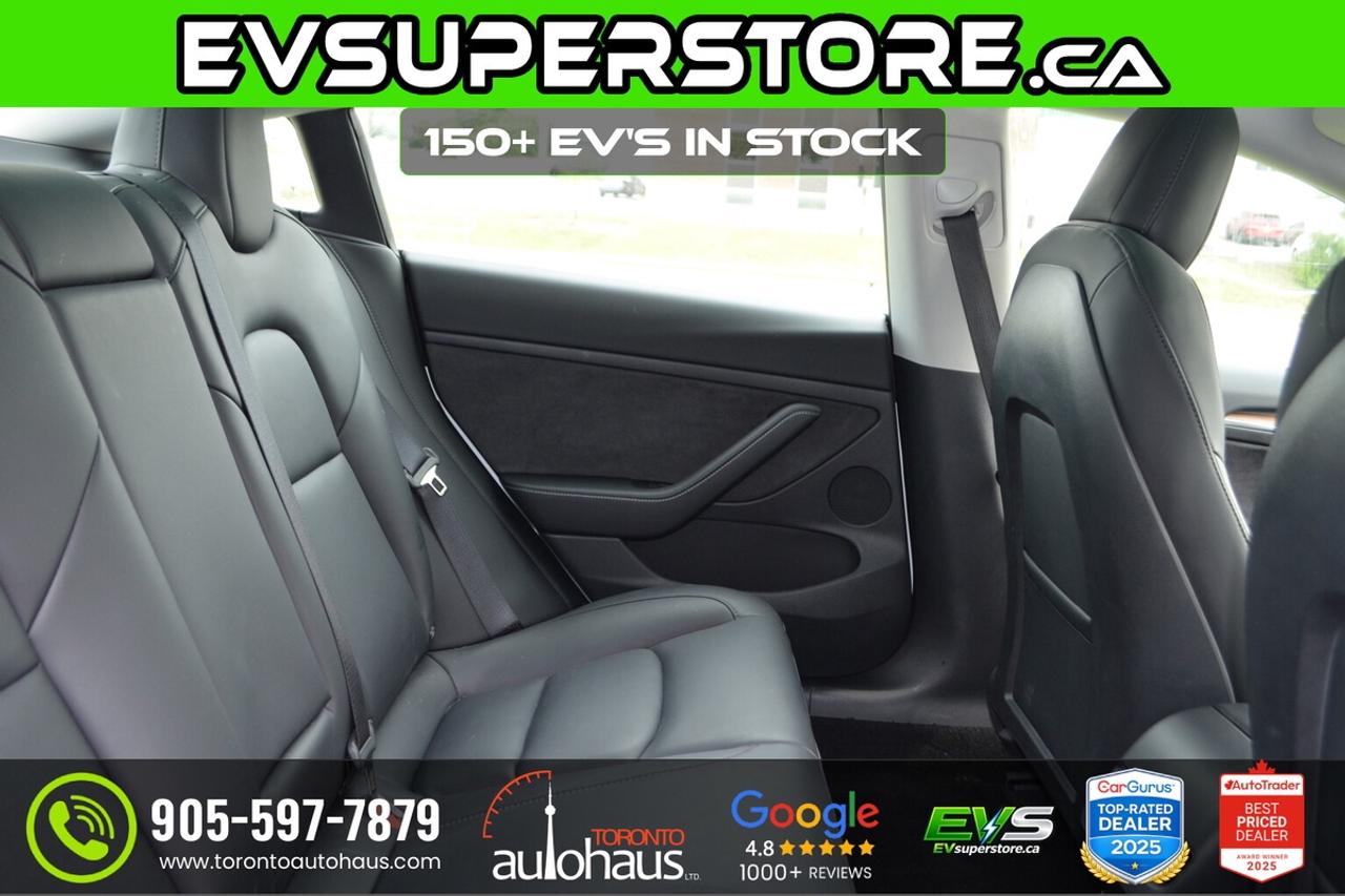 2023 Tesla Model 3 LFP I WHITE INTERIOR I EVSUPERSTORE.CA Photo