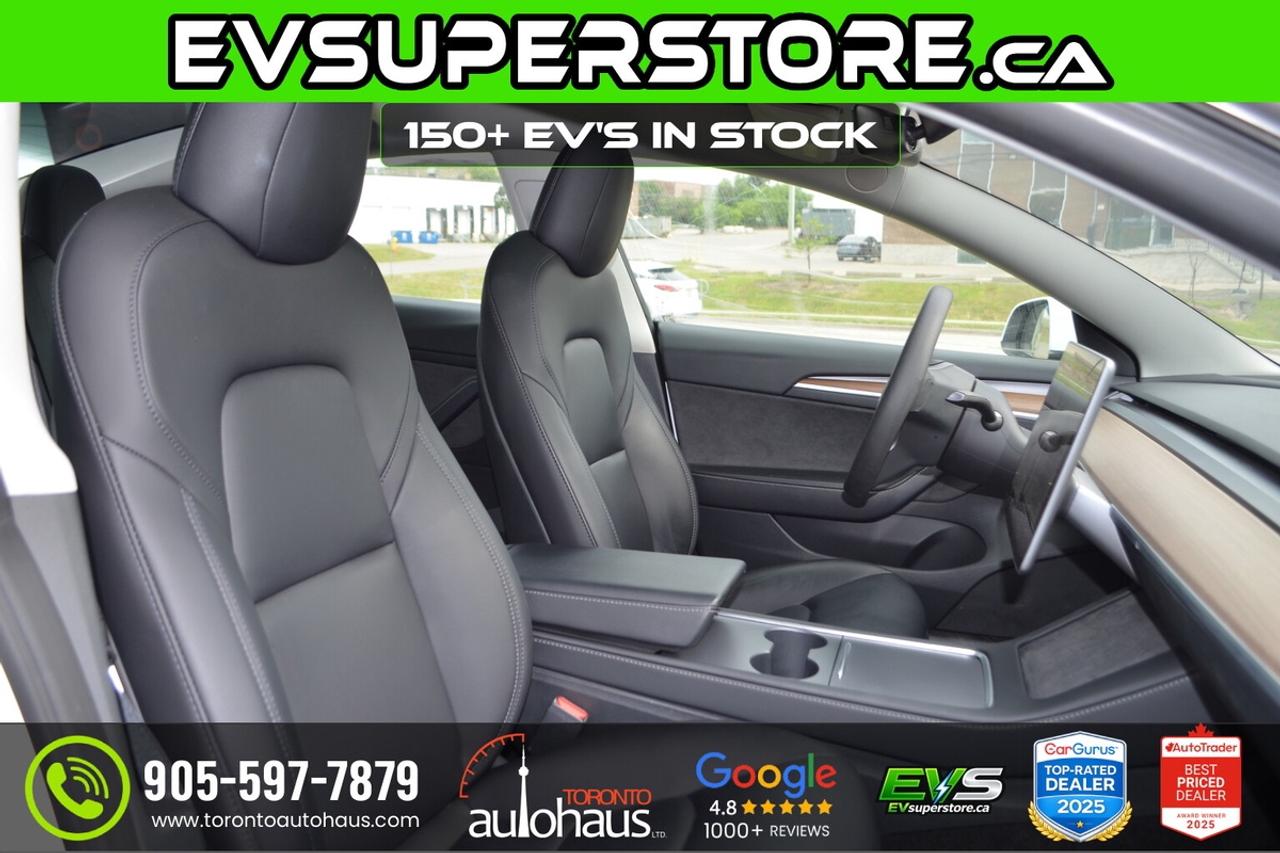 2023 Tesla Model 3 LFP I WHITE INTERIOR I EVSUPERSTORE.CA Photo