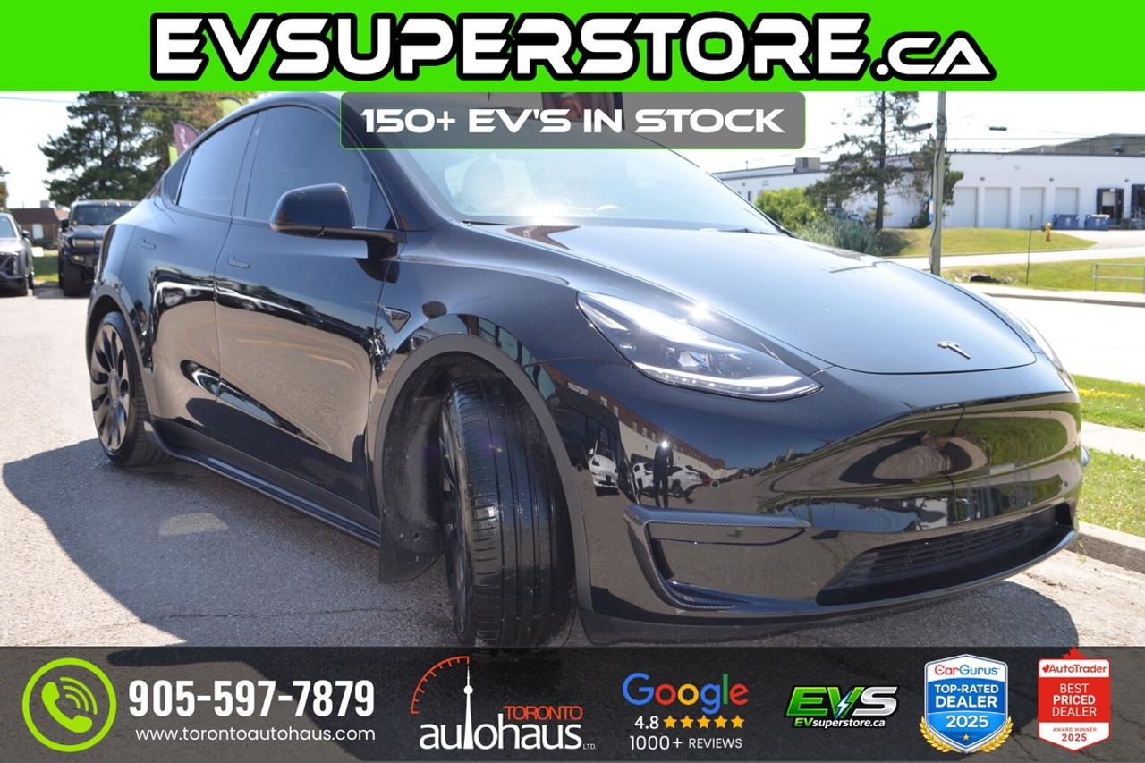 2022 Tesla Model Y Performance I WHITE INT. I EVSUPERSTORE.CA Photo