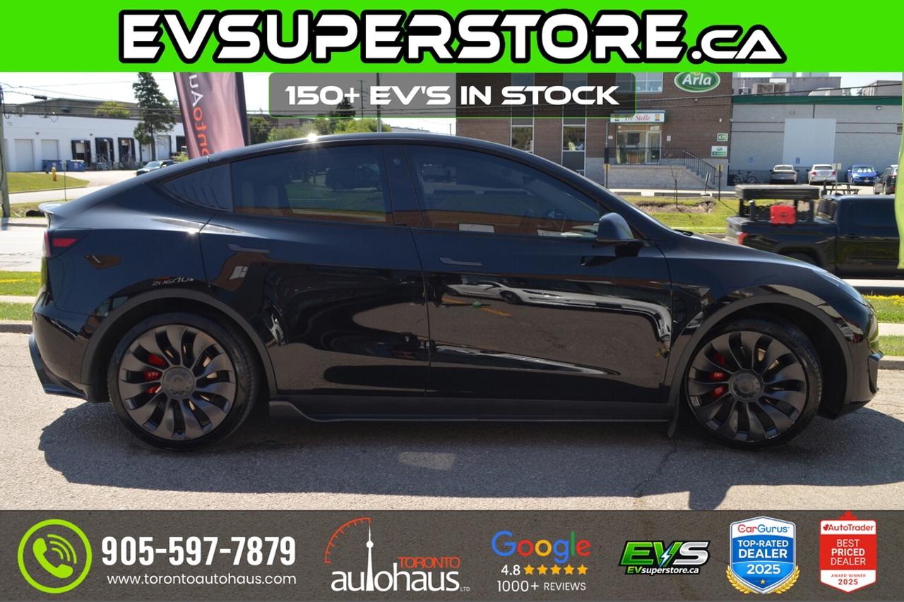 2022 Tesla Model Y Performance I WHITE INT. I EVSUPERSTORE.CA Photo