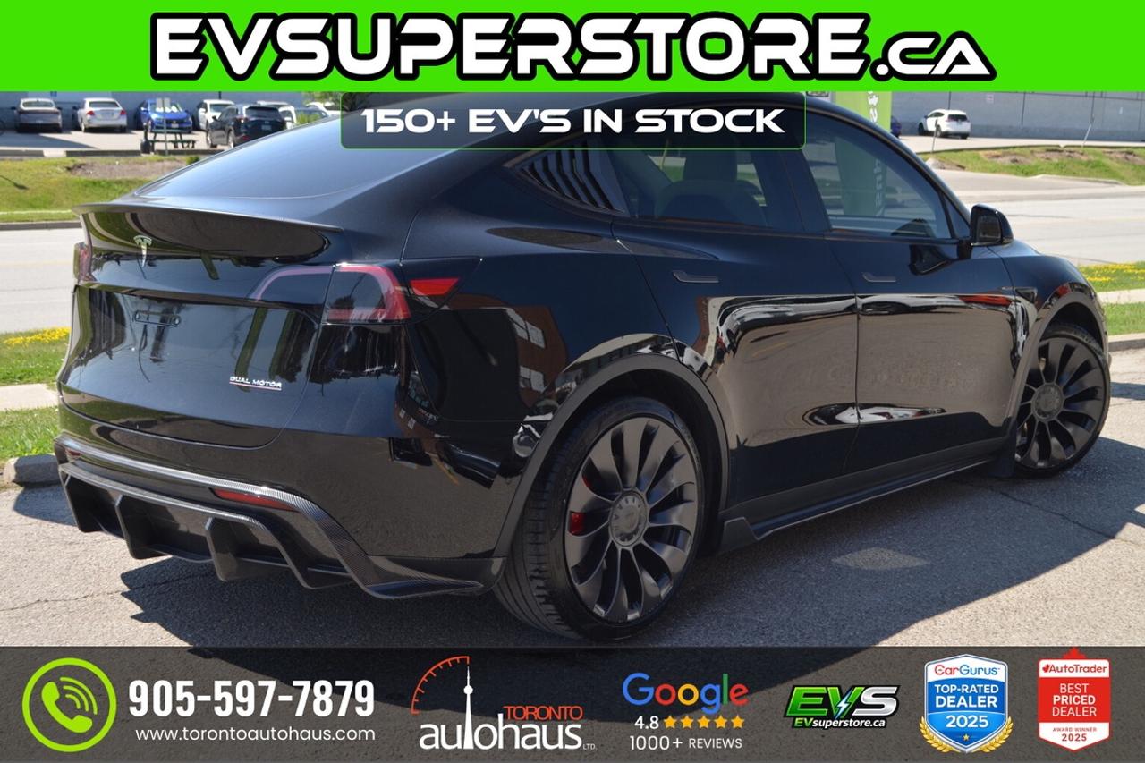2022 Tesla Model Y Performance I WHITE INT. I EVSUPERSTORE.CA Photo