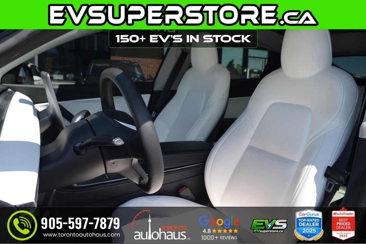 2022 Tesla Model Y Performance I WHITE INT. I EVSUPERSTORE.CA Photo